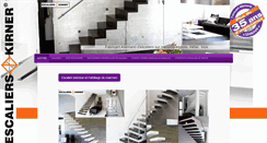 Desktop Screenshot of escaliers-kirner.com