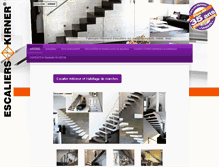 Tablet Screenshot of escaliers-kirner.com